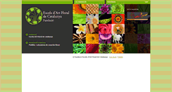 Desktop Screenshot of fundacioartfloral.org